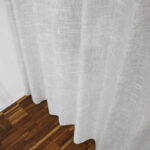 Leinenvorhang MADRID beige Vorhangwellen