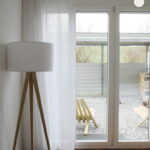 Tagesvorhang VALENCIA leinenoptik ecru weiss