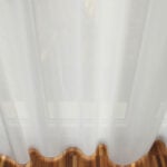 Tagesvorhang VALENCIA leinenoptik ecru weiss Wellen