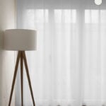 Tagesvorhang VALENCIA leinenoptik weiss