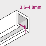 Vorhanggleiter Swiss Mini Schiene