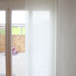 Raumteiler Vorhang weiss, beige, graun, rosa, lila