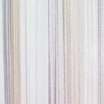 Fadenvorhang LAZISE in weiss-beige-silber.