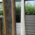 Ideen und Tipps zur Gartengestaltung: Aussenvorhang SONNEN-TAG in grau.