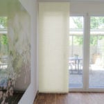 Schiebevorhang blickdicht mit Struktur.