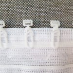 Vorhanggleiter annähen - Gleiter Nahaufnahme