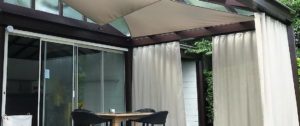 Outdoor Vorhänge Hotel Innenplatz