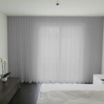 SEVILLA Massvorhang schlichter und eleganter Stoff Grau [11] Schlafzimmer