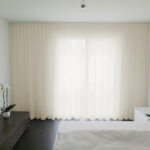SEVILLA Massvorhang schlichter und eleganter Stoff Hellbeige [06] Schlafzimmer