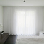 SEVILLA Massvorhang schlichter und eleganter Stoff Warmes Weiss [04] Schlafzimmer