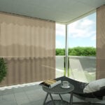 Outdoor-Vorhang MYKONOS Balkon Vorhangschiene beige