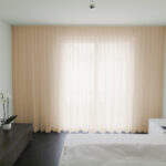 MADRID CS IV Massvorhang schlichter eleganter Stoff in Dunkelbeige [157]