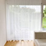 Tagesvorhang feine Naturstruktur MALAGA Weiss [1]