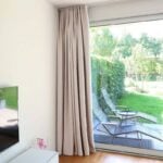 Hellbeige Verdunkelungsvorhang Wohnzimmer extra breit