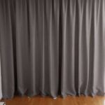Verdunkelungsvorhang anthrazit Wohnzimmer breit