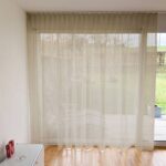 moderner Vorhang Wohnzimmer ALICANTE beige