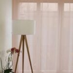 Tagesvorhang Wohnzimmer GENEVA II Blasses Beigerot [042]