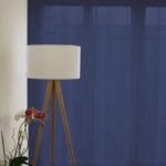 Tagesvorhang Wohnzimmer GENEVA II Dunkelblau [034]