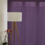 Tagesvorhang Wohnzimmer GENEVA II Dunkelviolett [071]