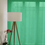 Tagesvorhang Wohnzimmer GENEVA II Grün [024]