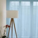 Tagesvorhang Wohnzimmer GENEVA II Hellblau [031]