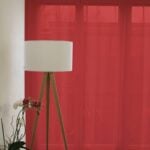 Tagesvorhang Wohnzimmer GENEVA II Rot [036]