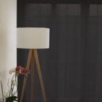 Tagesvorhang Wohnzimmer GENEVA II Schwarz [065]