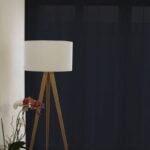 Tagesvorhang Wohnzimmer GENEVA II Schwarzblau [056]