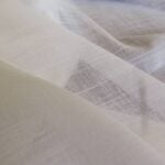Tagvorhang PALERMO II Stoffmuster Perlweiss [120]