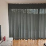 transparenter Tagvorhang OPTIMA FR-One nach Mass Basaltgrau [16-iron]