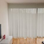 transparenter Tagvorhang OPTIMA FR-One nach Mass Grauweiss [01-stone]