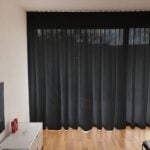 transparenter Tagvorhang OPTIMA FR-One nach Mass Schwarz [09-onyx]