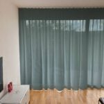 transparenter Tagvorhang OPTIMA FR-One nach Mass Türkisgrau [15-teal]