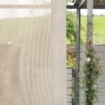 Flächenvorhang nach Mass GENEVA II Blütenweiss [046]