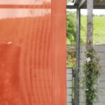 Flächenvorhang nach Mass GENEVA II Rotorange [040]