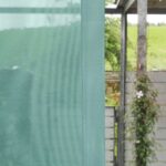 Flächenvorhang nach Mass GENEVA II Türkisblau [086]