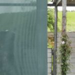 Flächenvorhang nach Mass GENEVA II Türkisgrau [087]
