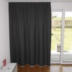 Massvorhang Wohnzimmer HÜNENBERG Schwarz [810]
