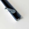Vorhangschienen TITLIS schwarz mit Schnellspanner.