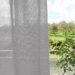 Tagesvorhang BENU PURE FR Abschluss rechts Grau