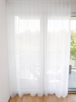 Tagesvorhang BENU PURE FR geschlossener Vorhang Weiss [300]