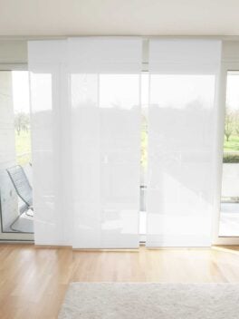 Flächenvorhang VEVEY offen Weiss [100]