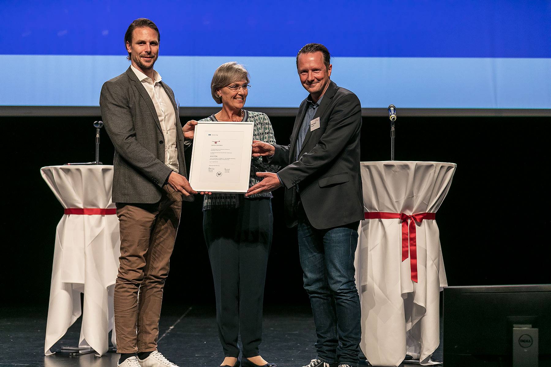 Gewinner Zuger Innovationspreis 2022: Simon Stöckli und Stefan Erzinger (rechts)