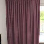 Nachtvorhang BARI geschlossener Vorhang Mauve [338]