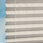Stoff Plissee COMFORT DUSTBLOCK® in Ecruweiss [1710]