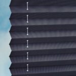 Stoff Plissee COMFORT DUSTBLOCK® in Marineblau [1745]