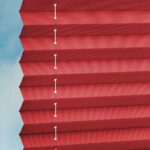 Stoff Plissee COMFORT DUSTBLOCK® in Rot [1790]
