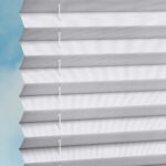 Stoff Plissee COMFORT DUSTBLOCK® in Weiss [1701]