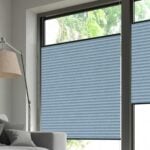Plissee EOS® CRUSH TOPAR® PLUS in Blau [7841]