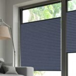 Plissee EOS® CRUSH TOPAR® PLUS in Dunkelblau [7843]
